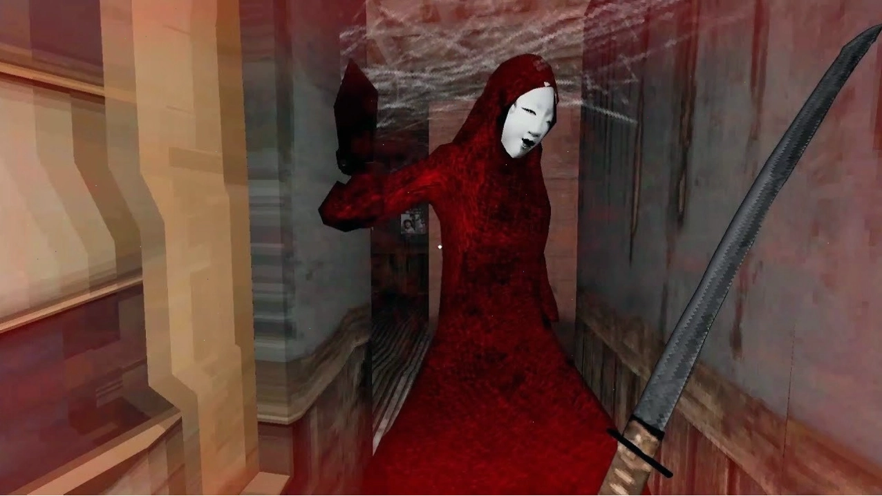Người chơi đang tập trung cao độ khi trải nghiệm game kinh dị