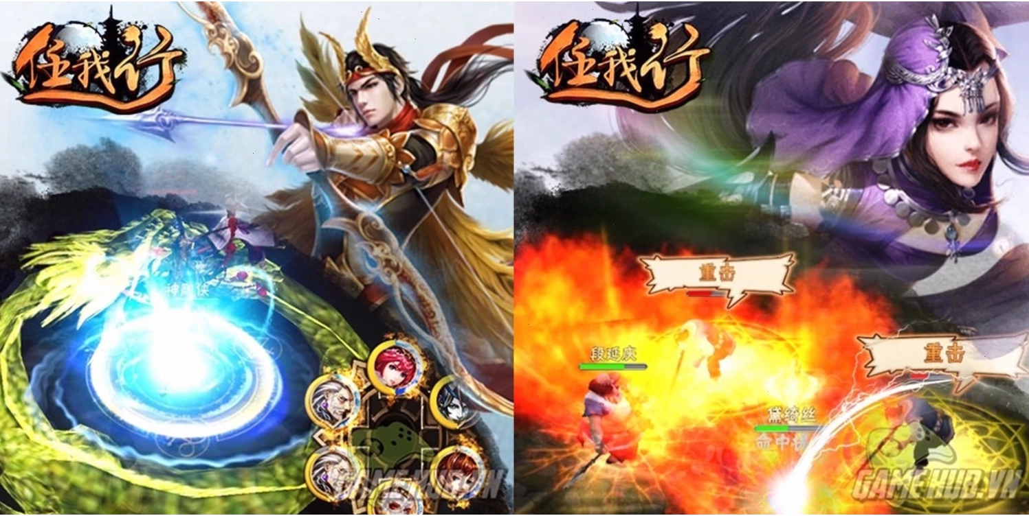 Nhậm Ngã Hành trong một tựa game kiếm hiệp mobile