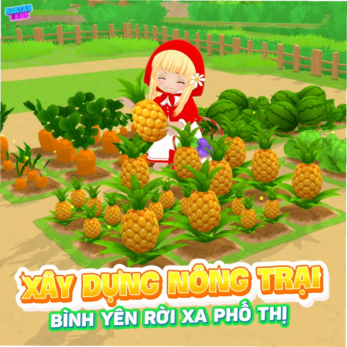 Nhân vật Avatar Land với bộ trang phục sành điệu