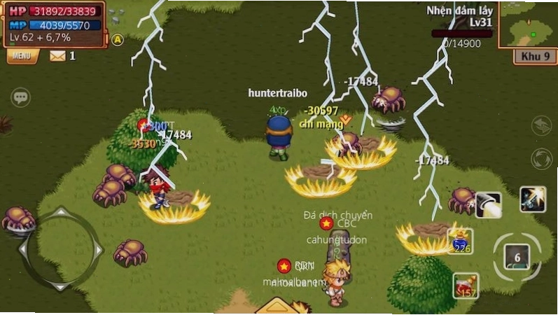Nhân vật Hiệp Sĩ trong game Thời Đại Hiệp Sĩ