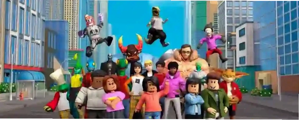 Nhân vật Roblox với trang phục thời trang độc đáo