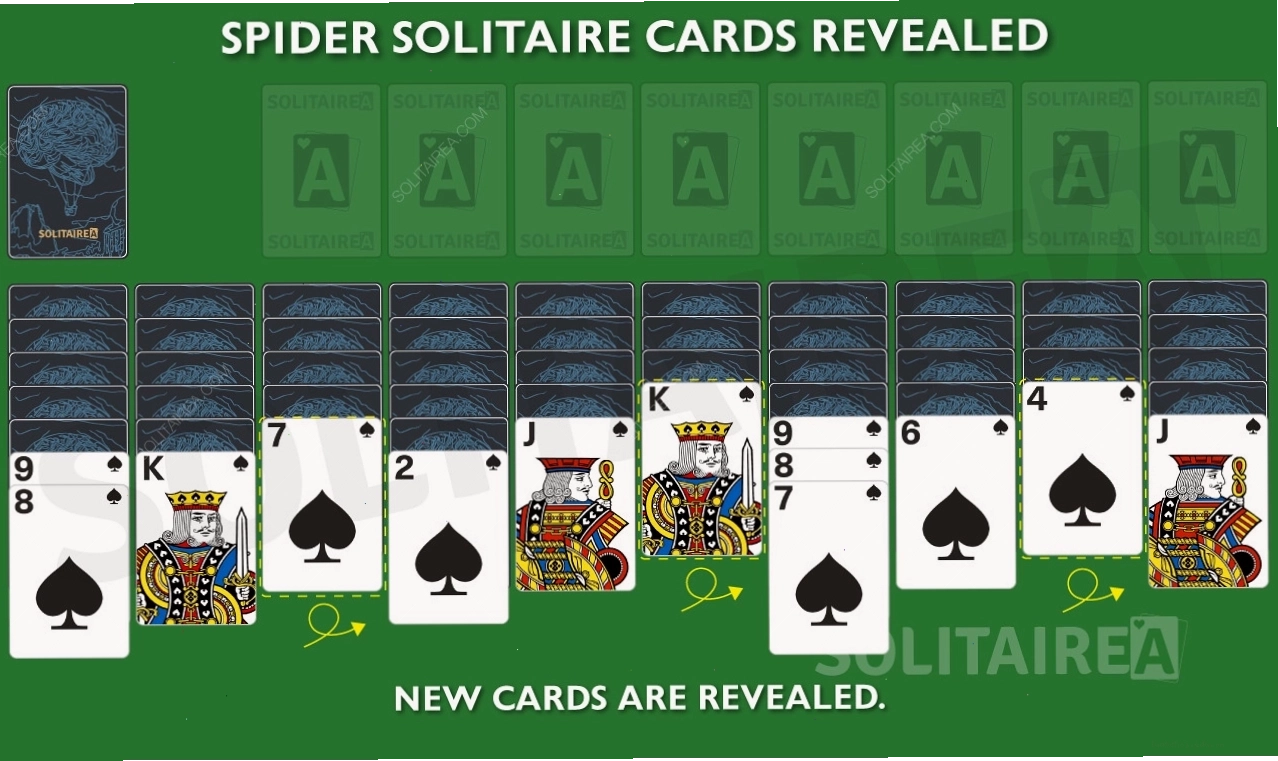 One Suit Spider Solitaire - trò chơi kiên nhẫn phổ biến