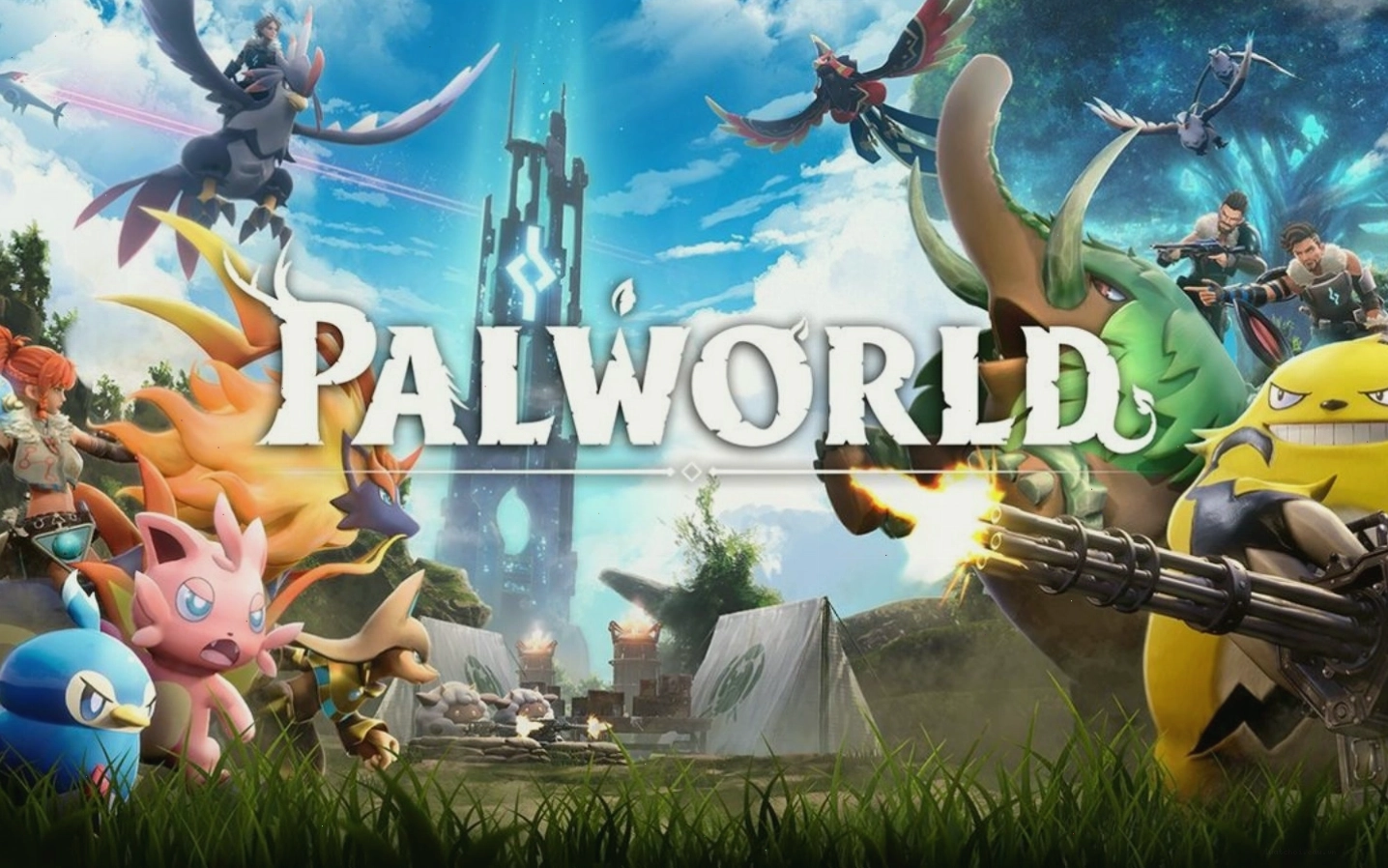 Palworld game sinh tồn thế giới mở với yếu tố thu phục sinh vật