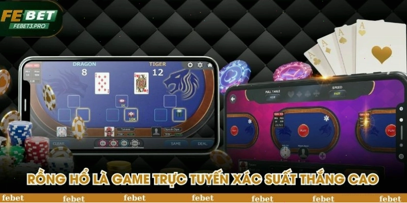 Rồng hổ là game trực tuyến đặc sắc xác suất thắng cao
