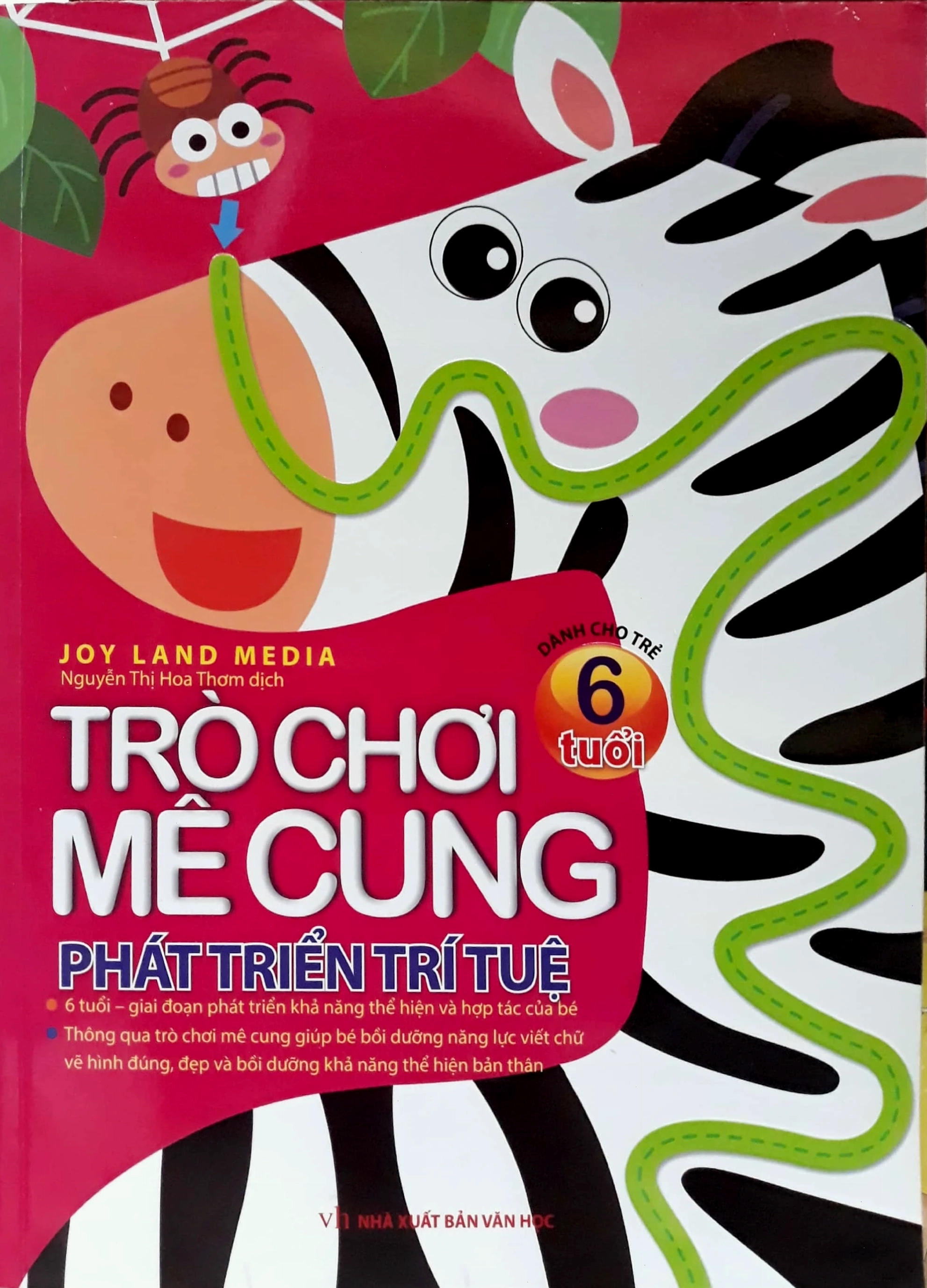 Sách trò chơi mê cung giúp bé 6 tuổi luyện tập kỹ năng