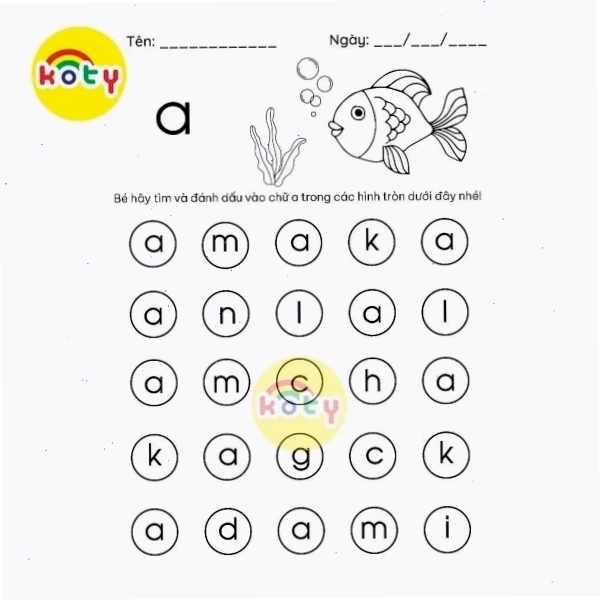 Sản phẩm bộ tranh bảng chữ cái tiếng Việt cho bé