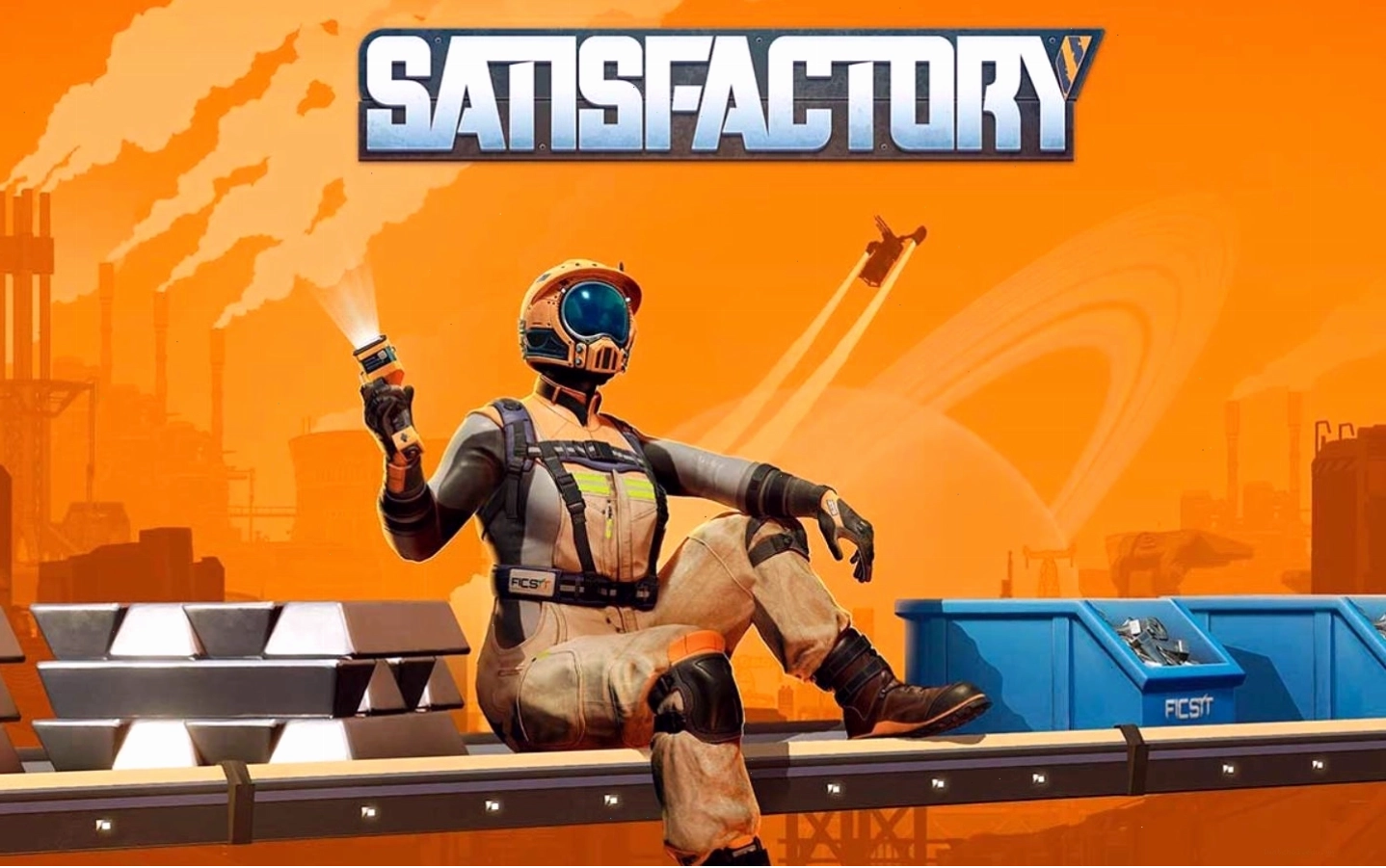 Satisfactory game xây dựng nhà máy tự động trên hành tinh xa lạ