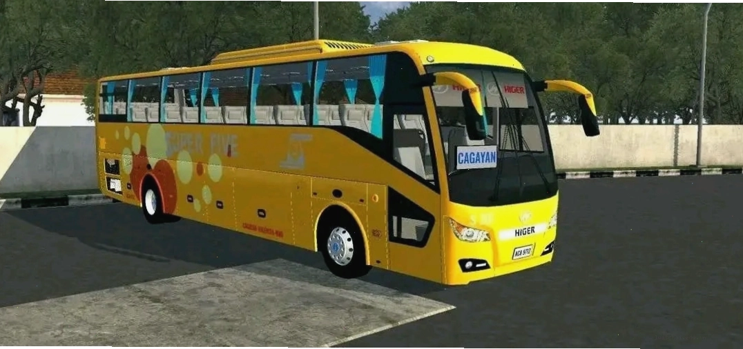 Skin xe khách phong cách thể thao