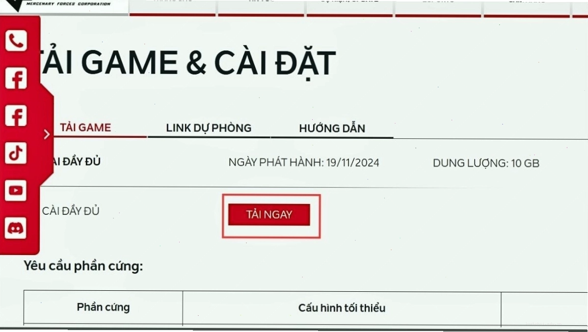 Tải game Đột Kích từ trang chính thức