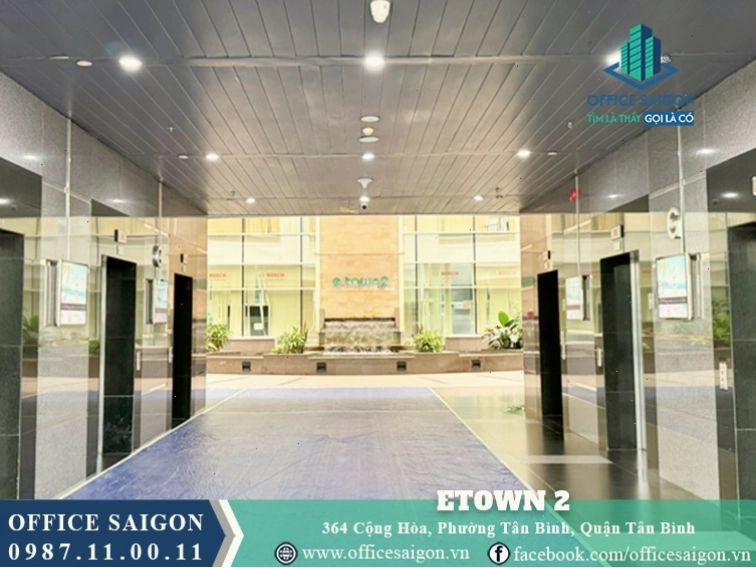 Thang máy tòa nhà Etown 2 Cộng Hòa