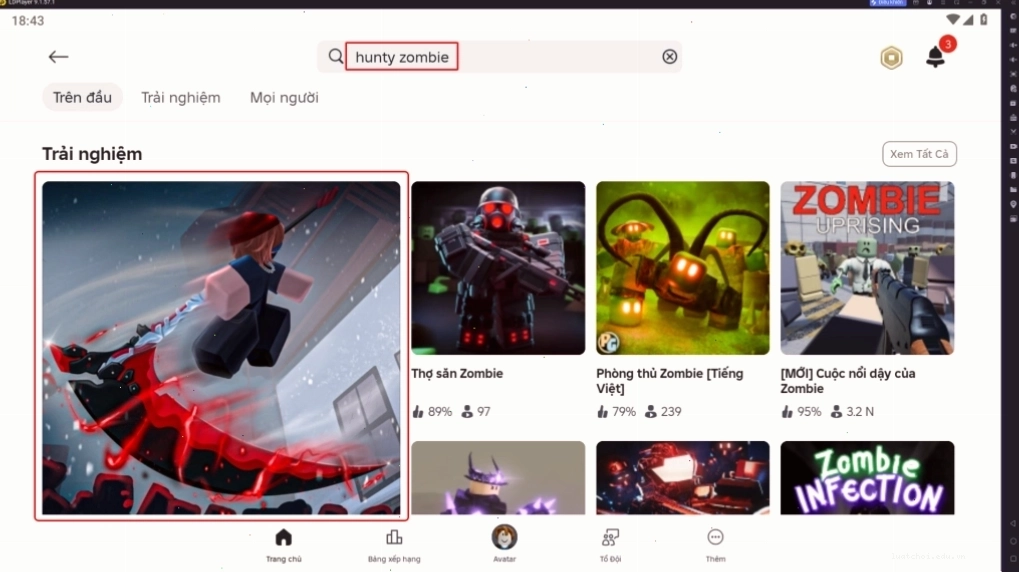 Thế giới game zombie đầy thử thách