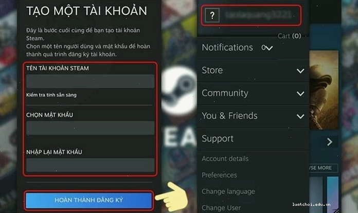 TNC Store Hướng dẫn chi tiết cách tạo tài khoản Steam