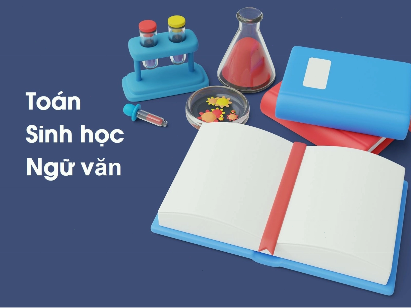 Tổ hợp môn xét tuyển đại học khối B03 gồm Toán, Sinh học và Ngữ văn
