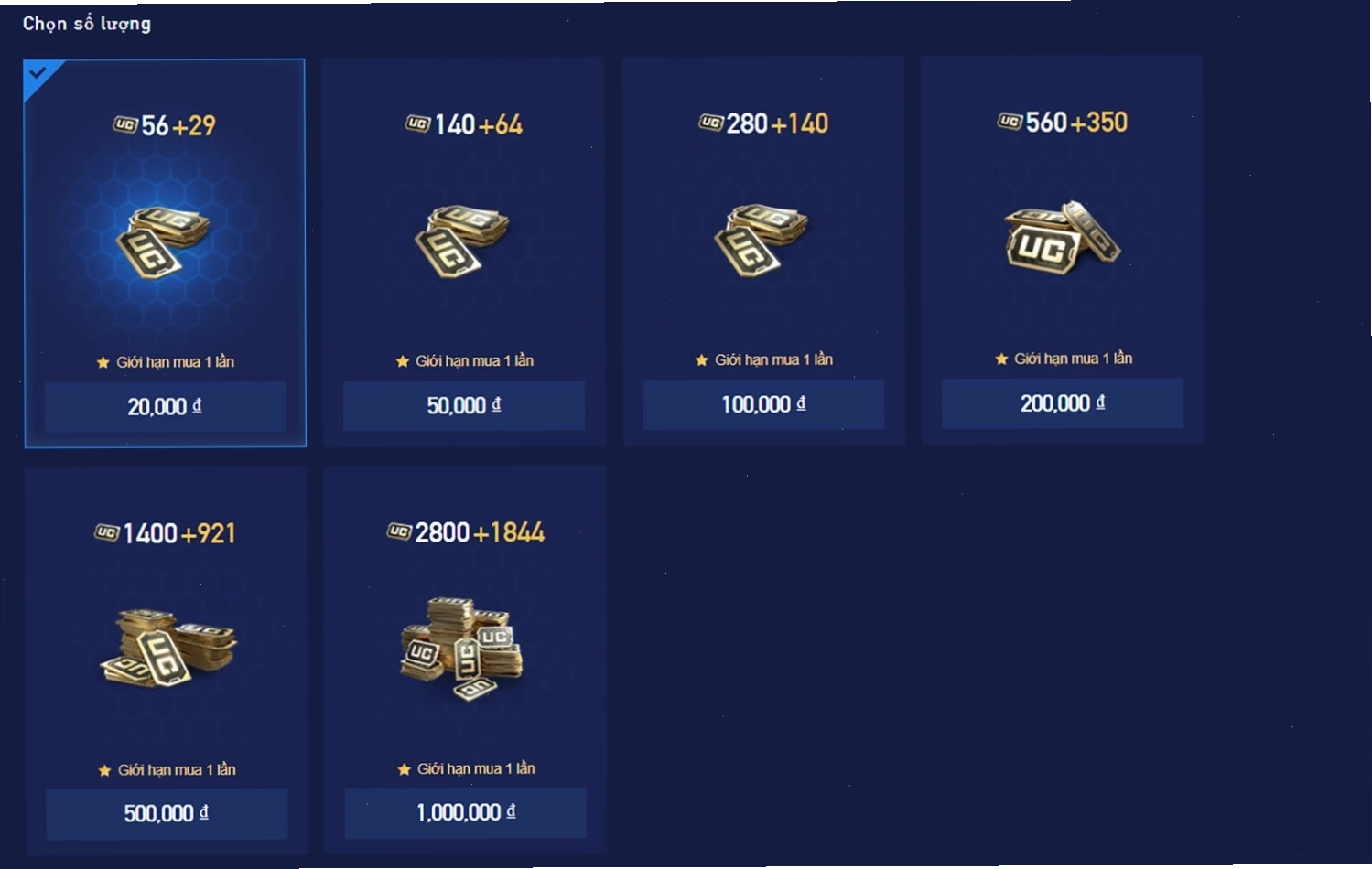 Trải nghiệm nạp UC PUBG Mobile hiệu quả