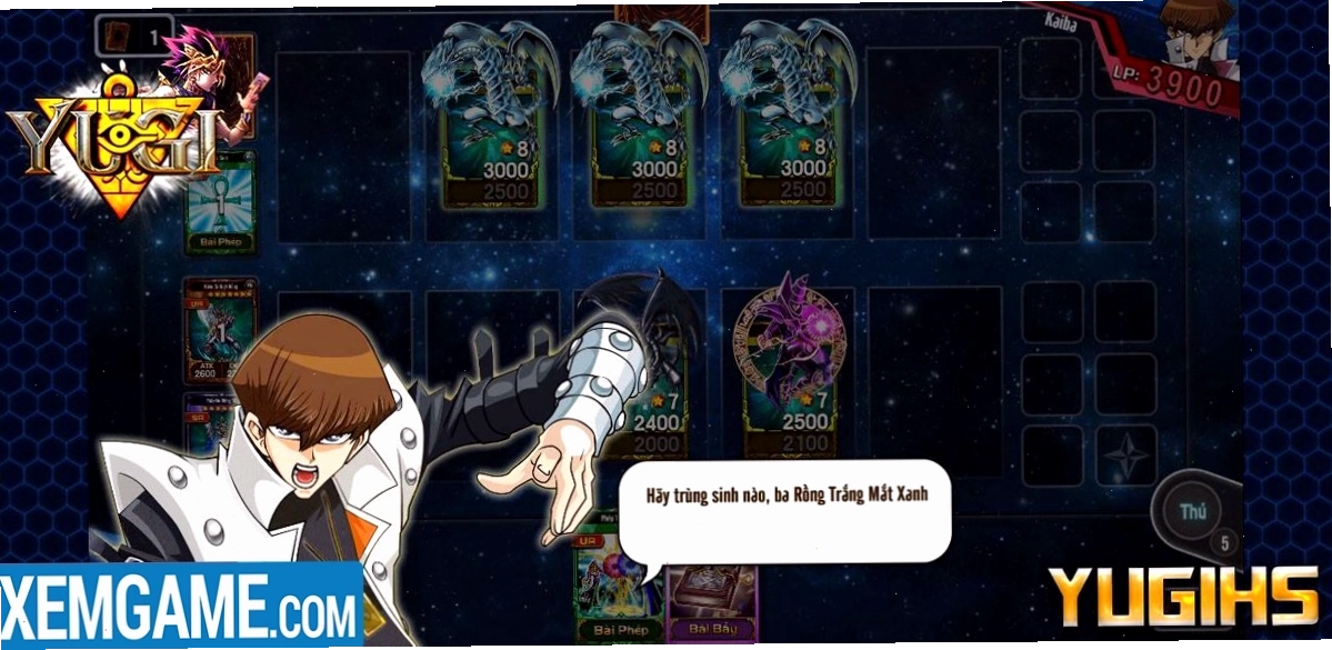 Trận đấu thẻ bài căng thẳng trong Yugi H5