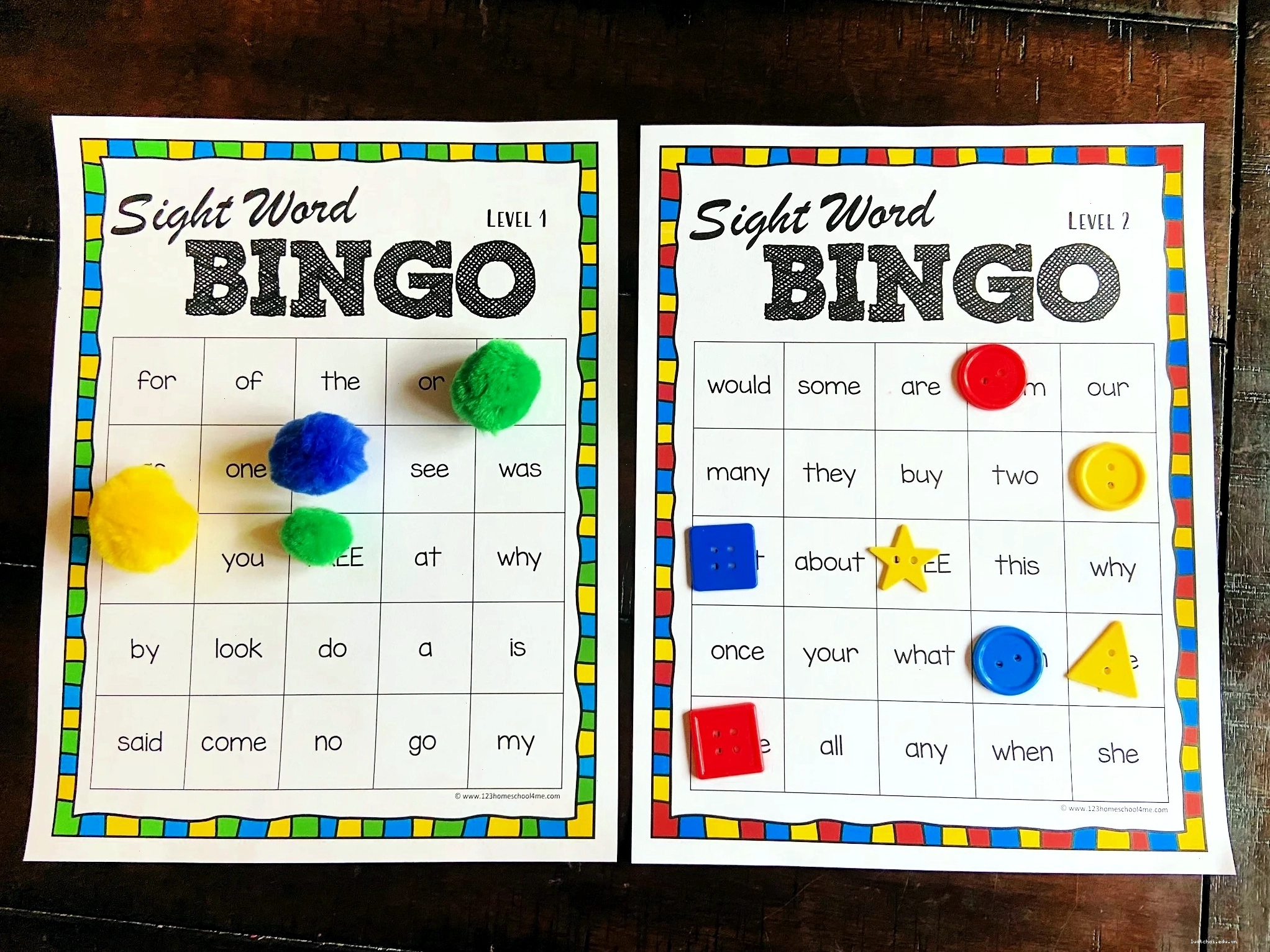 Trò chơi dạy tiếng anh Word Bingo giúp ghi nhớ từ vựng hiệu quả