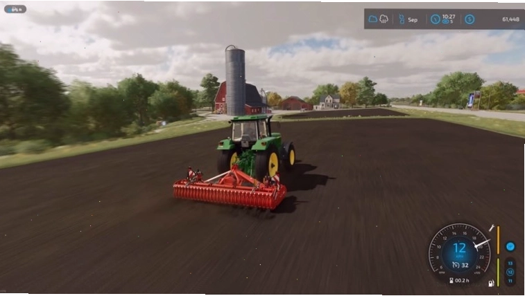 Vận hành máy móc nông nghiệp trong Farming Simulator 22