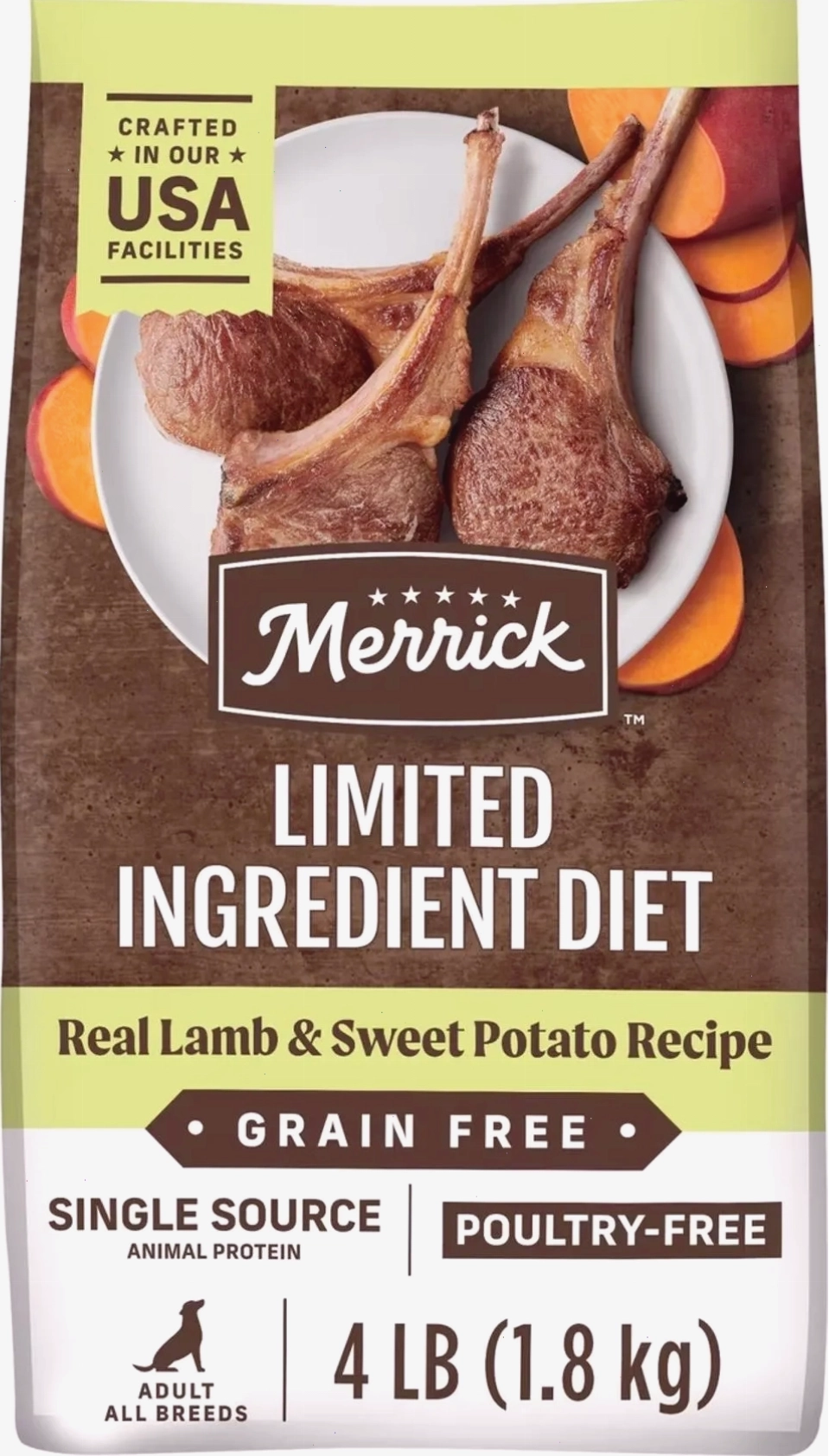 Merrick Limited Ingredient Grain-Free Lamb and Sweet Potato