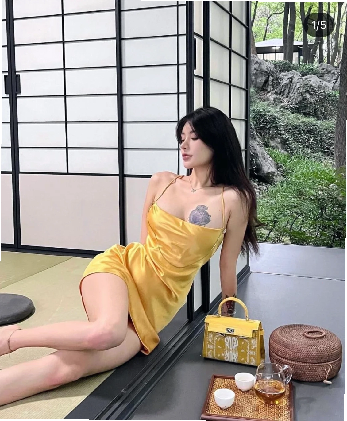 gái phố diện váy ngủ mỏng manh phong cách cowgirl