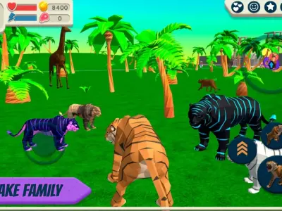 Tiger Simulator 3D - Cẩm nang sinh tồn và thống trị rừng xanh
