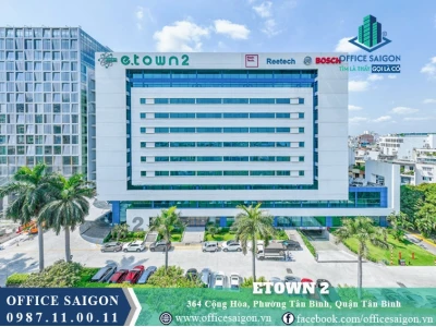Tòa nhà Etown 2: Văn phòng cho thuê tại 364 Cộng Hòa, Tân Bình